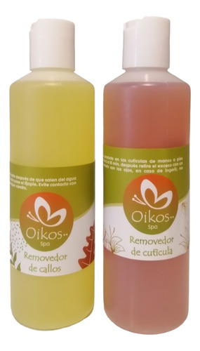 Oikos Spa Duo Removedor De Callos Y Removedor Cuticula 250ml