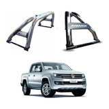 Barra Antivuelco Cromada Amarok 10+ Cabina Doble P/lona