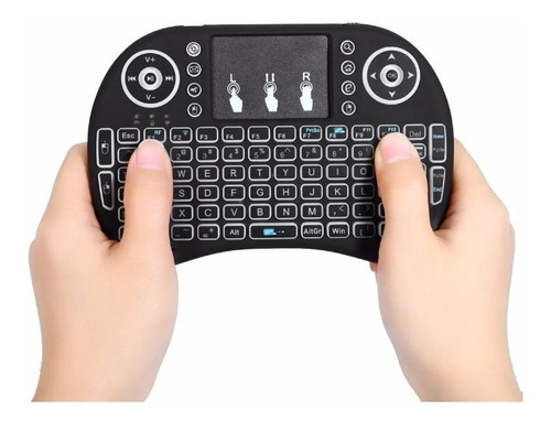 Mini Teclado Inalámbrico Forst Android Smart Tv Con Luces