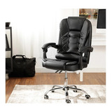 Cadeira Escritório Presidente Massagem Preta Office Basics