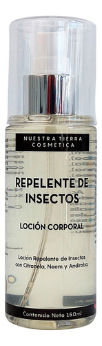 Repelente De Insectos Orgánico Con Citronela Y Andiroba