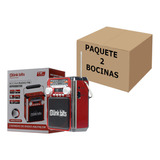 Bocina Recargable Radio Am Fm 3in Tws Con Lampara Usb 2pzs