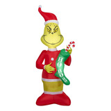 Inflable De Navidad El Grinch Navideño Dr Seuss 1.68 M *sk