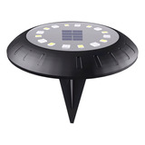 Luces De Suelo En U Para Exteriores Con 16 Led, Multicolor,