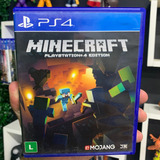 Minecraft Ps4 Mídia Física Semi Novo Minecraft Playstation 4