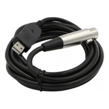 Cable De Micrófono Usb 3 Usb A Cable Convertidor Hembra Xlr