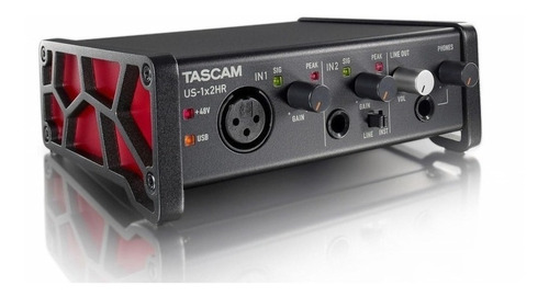 Interface De Áudio Tascam Usb Us-1x2hr