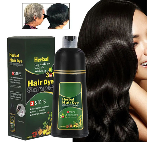 Champú Para Teñir Cabello Herbal Bubble Grey De 500 Ml