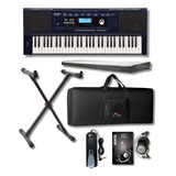 Teclado Roland Ex30 + Kit C/ Fone + Estante + Pedal + Capas