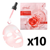 Mascarilla Con Serum Facial Niacinamida Puro Detox Kit 10 Un