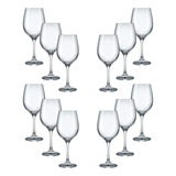 Taça Barone Vinho 385ml - Kit 12 Unidades Cor Transparente