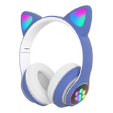 Fone De Ouvido Gatinho Led Sem Fio Cat Orelha Gato Bluetooth