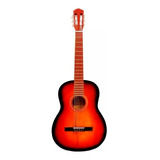 Guitarra Criolla Clasica Con Funda Color Rojo
