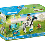 Playmobil Country 70515 Pony 22 Pcs Caballo Muñeco Cofre 