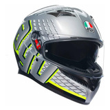 Casco Moto Deportivo Agv K3 Rossi Forfity Gris Ece2206