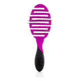 Wet Brush Pro Flex Dry Purple, Mango De Goma, Color Morado