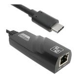 Cabo Adaptador Type-c P/ Ethernet Rj45 1000mbps P/ New Mac