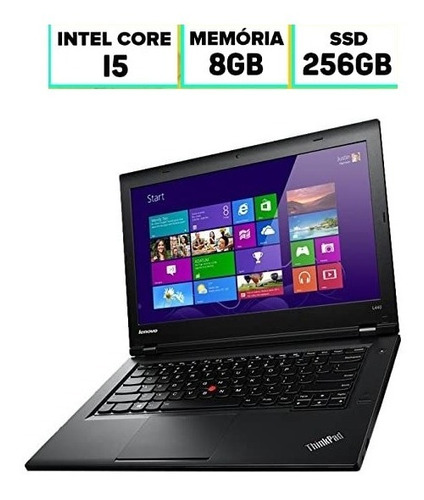 Notebook Lenovo Thinkpad L440 I5 4ªger 8gb Ssd 256