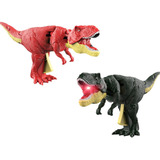 Zaza Juguetes Dinosaurio Trigger T Rex ,con Sonido-2pcs Color Red And Green