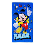 Toalla De Playa Mickey Mouse 65 X 130cm De Microfibra.