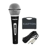 Microfono Alambrico Unidireccional Kapton Kmi-20 Kmi-20 Color Negro