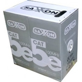 Bobina De Cable Saxxon Cat5e Utp Para Cámaras Cctv 305 Mts