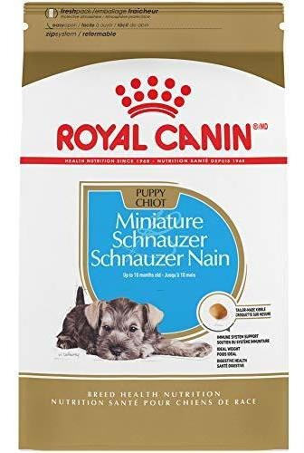 Pienso Royal Canin Miniature Schnauzer Cachorro, 2.5 Libras.