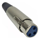 Ficha Conector Xlr Zurich Tipo Canon Hembra