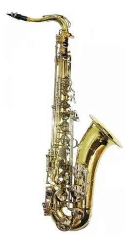 Saxofon Tenor Marca Silvertone Dorado/niquelado Slsx025 