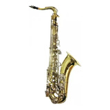 Saxofon Tenor Marca Silvertone Dorado/niquelado Slsx025 