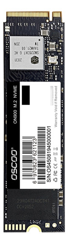 Ssd 128gb Oscoo On900 M.2 Sata Leitura: 3500mb/s Gravação: 3000mb/s