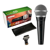 Microfone Shure Dinamico Pga 48 Lc