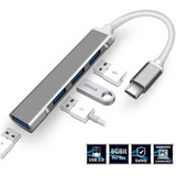 Hub Usb-c Macbook Notebook  4 X Usb 3.0 Aluminio