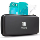 Kit Película Case Transparente Estojo Nintendo Switch Lite