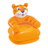 Sillón Infantil Tigre Silla Inflable Intex 68556 Para Niños 