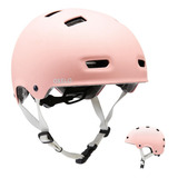 Casco Patinaje Monopatin Scooter Mujer Rosado Oxelo Certific