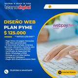 Página Web Wordpress Y Webpay Plan Pyme 10 Secciones