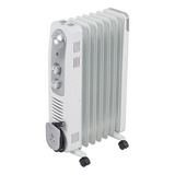 Aquecedor A Óleo Portátil 1500w 127v - 3 Temperaturas 15 M² Cor Branco 110v