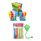 Pack Piñata 24 Mini Burbujas+20 Pega Loca Manos