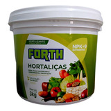 Fertilizante Adubo Forth Hortaliças 3 Kg Nutrição Para Horta