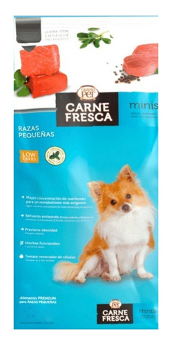 Alimento Carne Fresca Minis Para Perro Adulto De Raza  Mini Sabor Mix En Bolsa De 2kg
