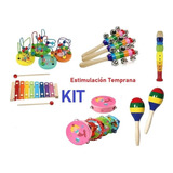 Kit Estimulación Temprana: Instrumentos Musicales Y Juguetes