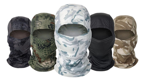 Balaclava 5 Pack Full Pasamontañas Militar Táctico Bandana Color Espartano 05