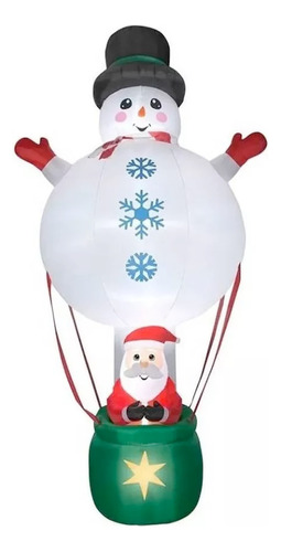 Inflable Navidad Santa Globo Gigante 3.6m 