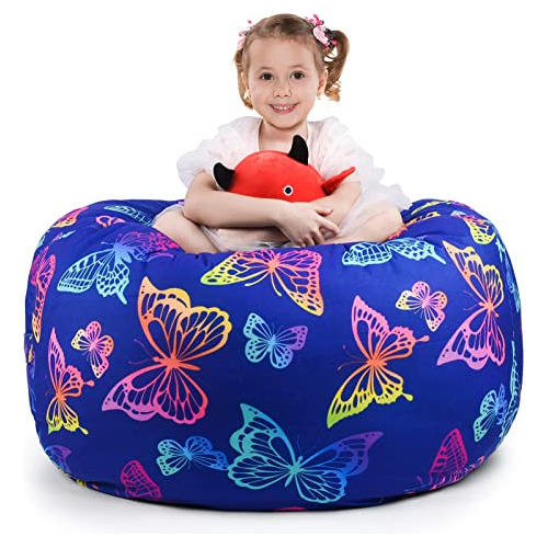 Funda De Silla De Puf Niños, 200l, Bolsa De Almacenami...