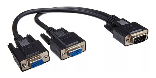 Cable Vga Y Splitter Adaptador 2 Salidas 1 Entrada Duplica