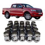 20 Tuercas Cromadas Solidas Ford Ranger Raptor 2013 2021