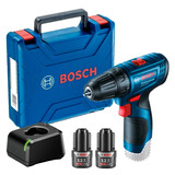 Taladro Atornillador Bosch Gsr 120-li 12v 2 Baterias Color Azul Frecuencia 1500