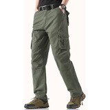 Pantalón Táctico Militar Multibolsillos Para Hombre