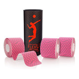 Flexu Super Saver Paquete De 3 Rollos De Vendas Para Kinesio